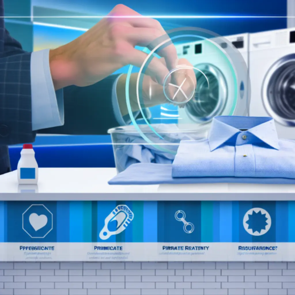 Kezet mutató kép, amely finom ruhadarabot kezel a Wash & Dry HU prémium szolgáltatásában