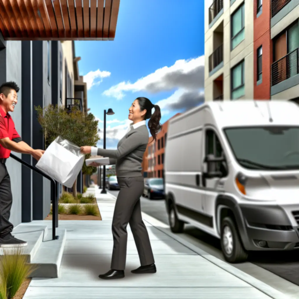 Gyors mosoda futár tiszta ruhákkal a Wash & Dry HU-nál